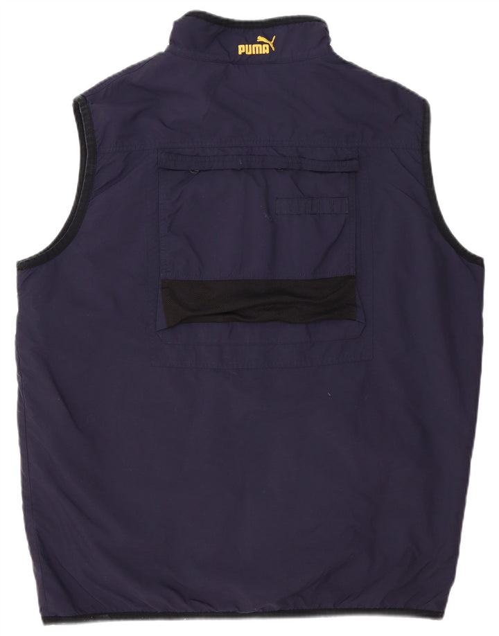 Gilet utility da uomo Puma UK 38 medio blu navy poliestere
