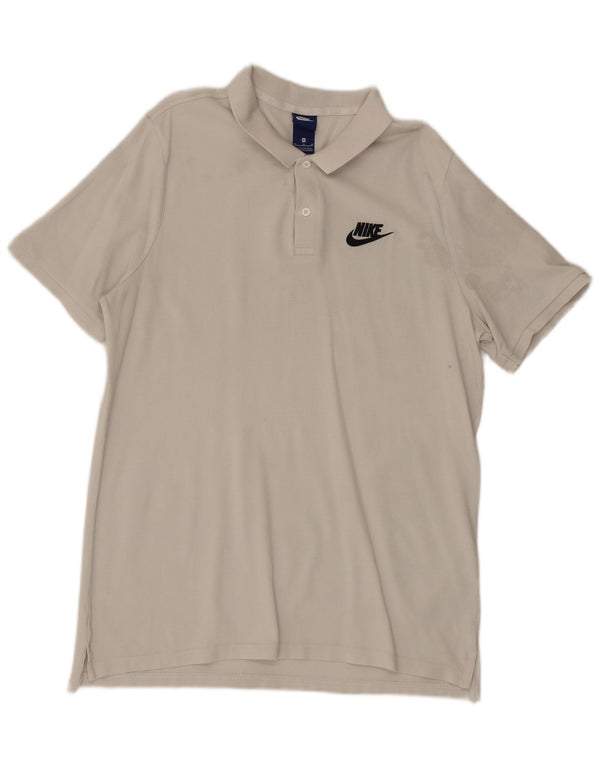 Polo NIKE da uomo XL in cotone bianco