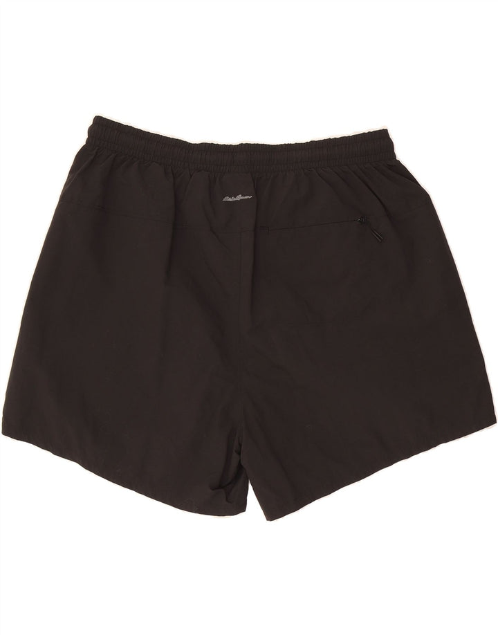 EDDIE BAUER Womens Sport Shorts UK 16 Large  Black Nylon Vintage Eddie Bauer and Second-Hand Eddie Bauer from Messina Hembry 