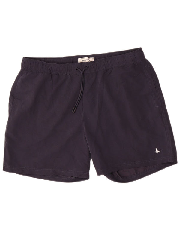 Pantaloncini da bagno da uomo Jack Wills XL poliestere blu navy