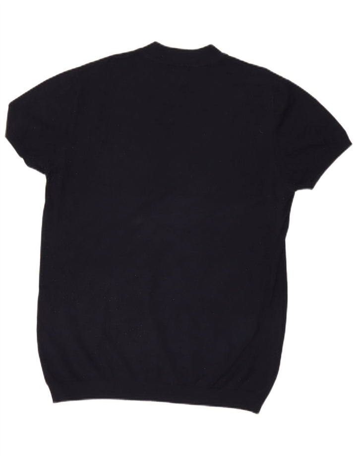 T-shirt Zara da uomo Top Large blu navy