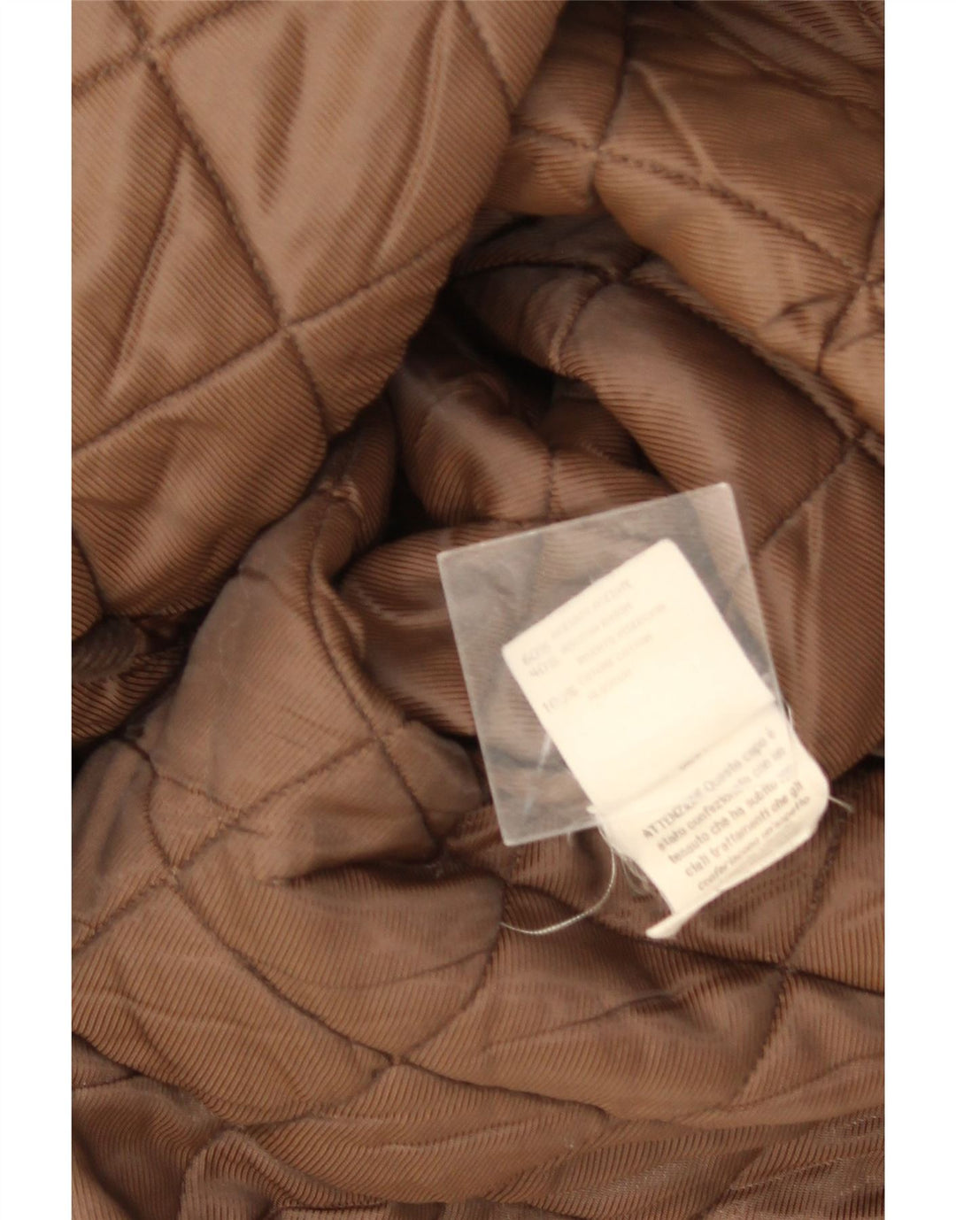Cappotto Trapuntato Donna Les Copains IT 42 Acetato Marrone Medio