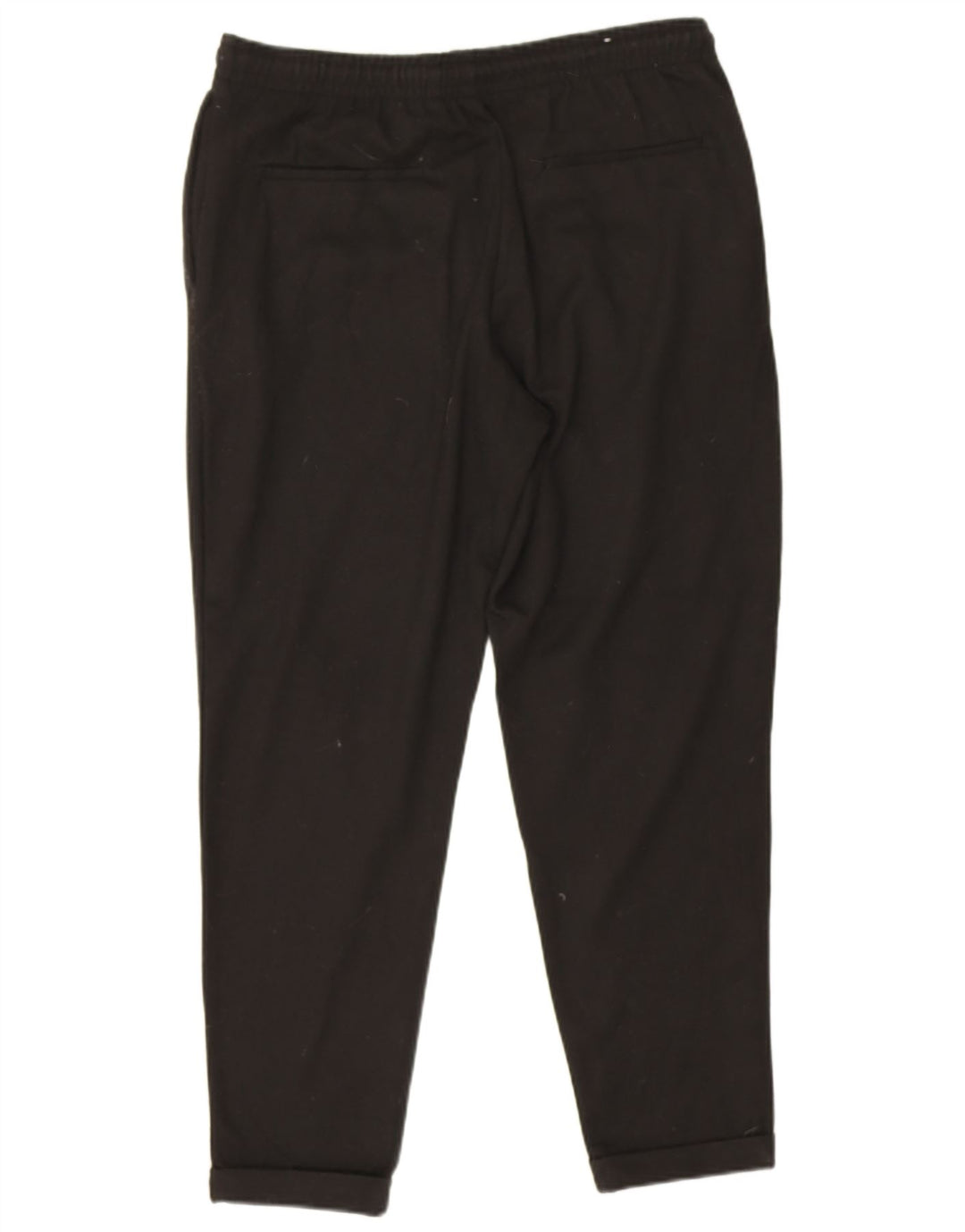 Pantaloni chino affusolati da uomo Zara grandi W32 L28 poliestere nero