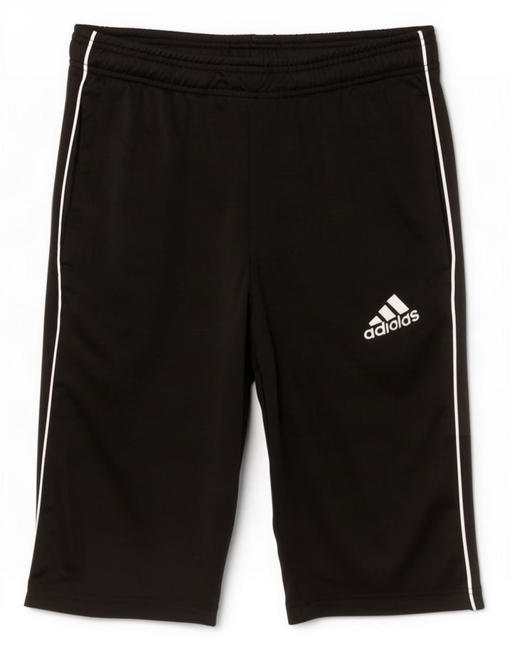 Pantaloncini sportivi Adidas Aeroready Bermuda da uomo piccoli in poliestere nero