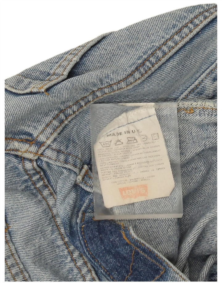 Jeans dritti Levi's 501 da donna W34 L31 cotone blu