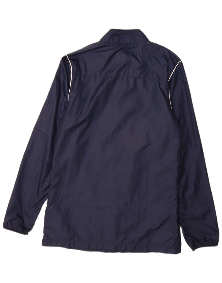 Giacca antipioggia Nike da uomo piccola in poliestere blu navy