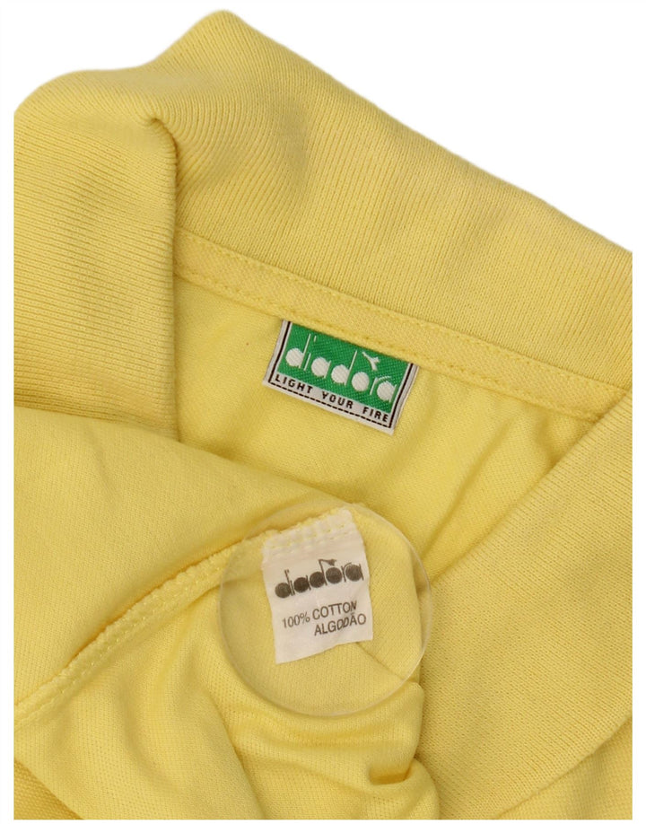 Polo Uomo Diadora Cotone Giallo Medio