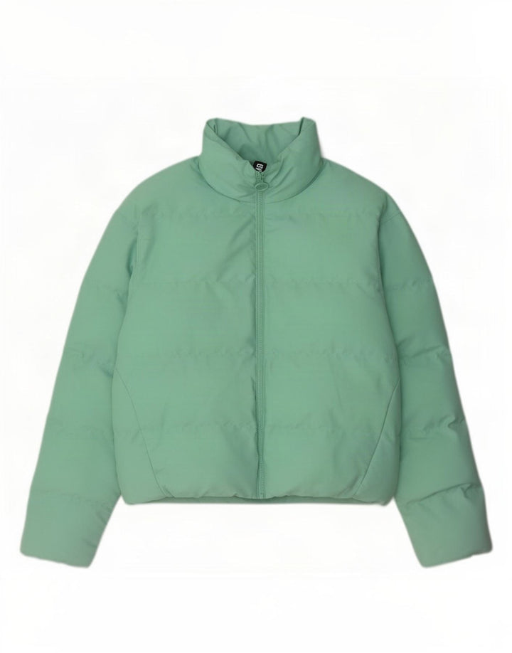 Giacca imbottita oversize da donna Gymshark UK 14 poliestere turchese medio