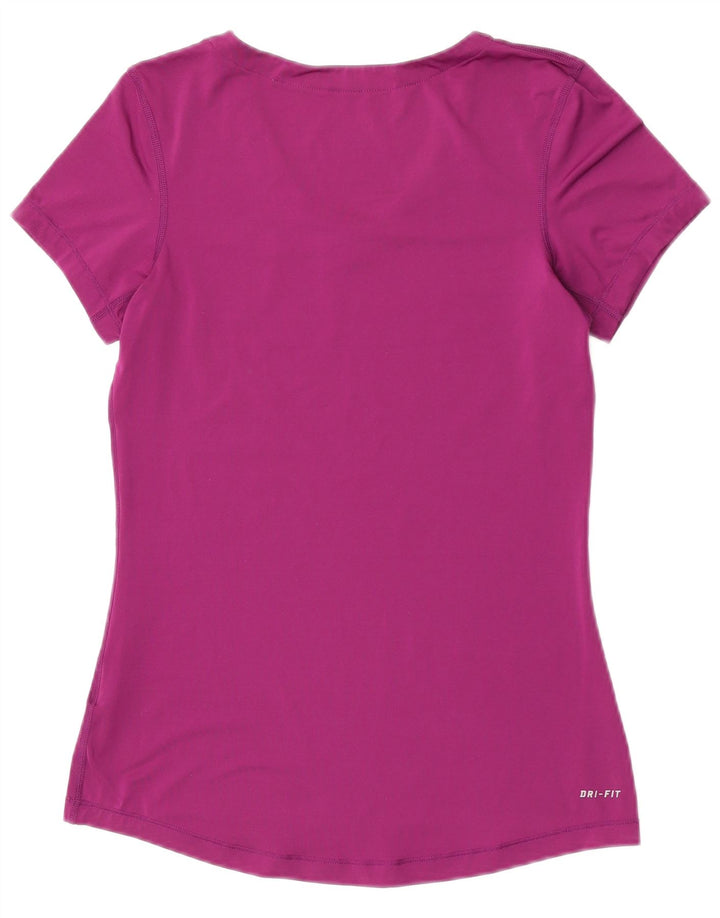 T-shirt da donna Nike Dri Fit Top UK 12 poliestere viola medio