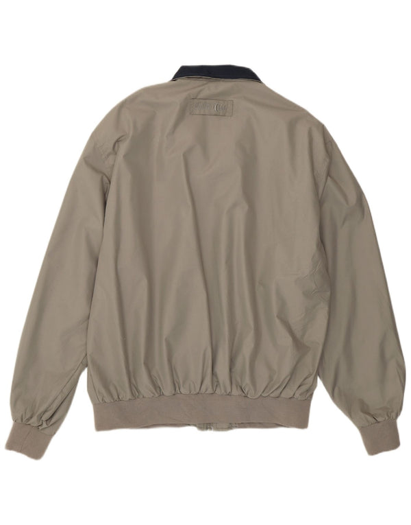 Giubbotto bomber da uomo Nazareno Gabrielli UK 44 2XL Poliestere grigio