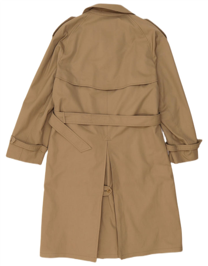 Trench da uomo vintage IT 46 piccolo in lana beige
