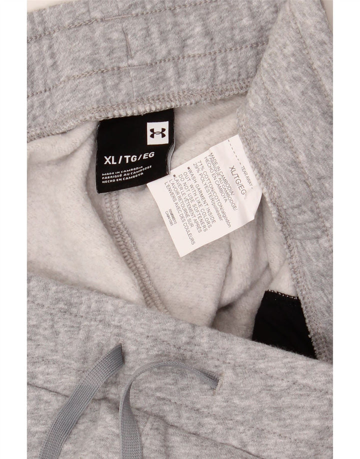 Pantaloni da tuta da uomo UNDER ARMOUR Joggers XL in cotone grigio