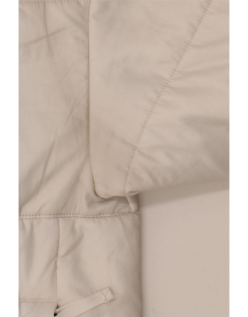 NIKE Womens Therma-Fit Hooded Padded Jacket UK 6 XS White Polyester Vintage Nike and Second-Hand Nike from Messina Hembry 