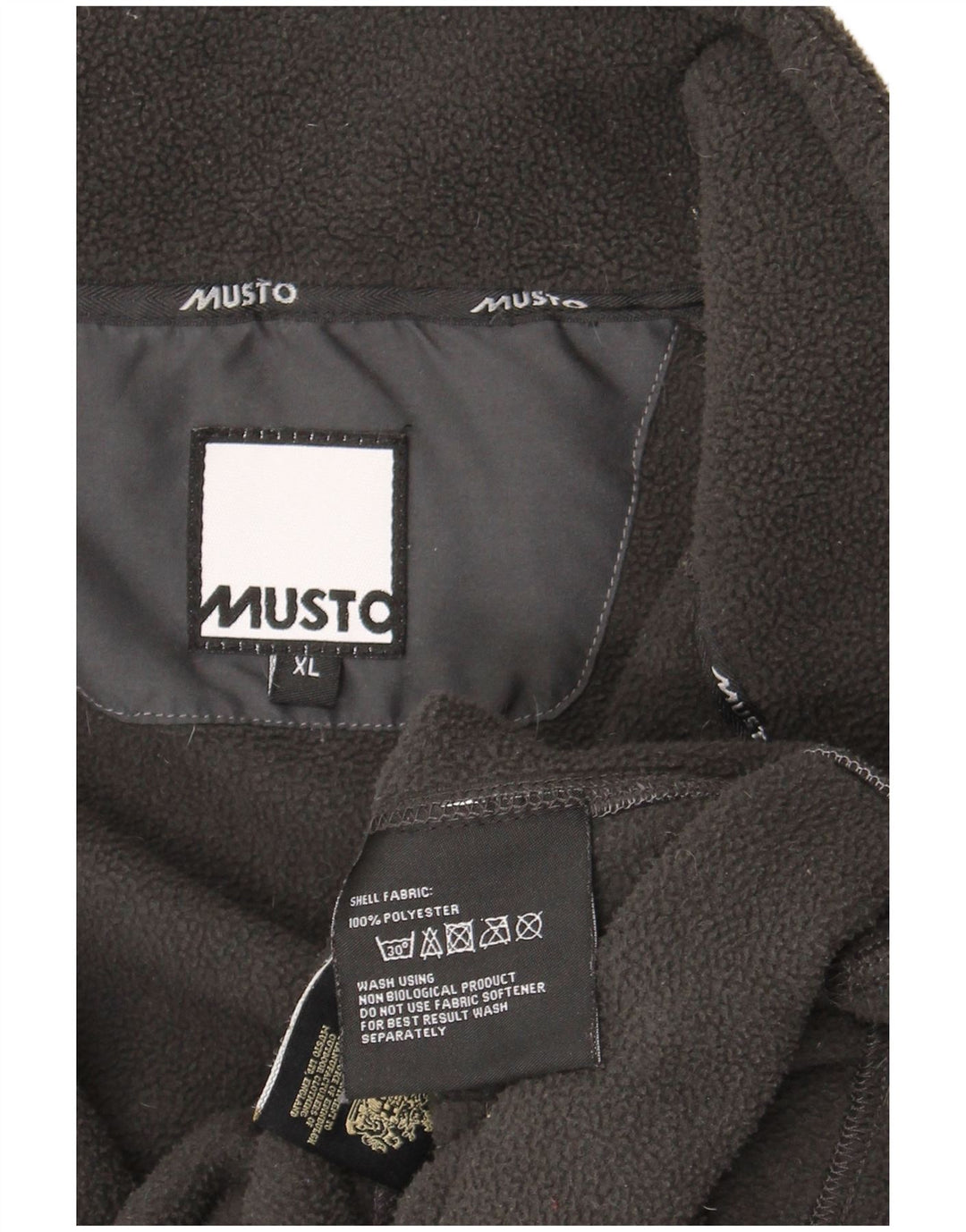 Giacca in pile da uomo Musto UK 42 XL Poliestere grigio