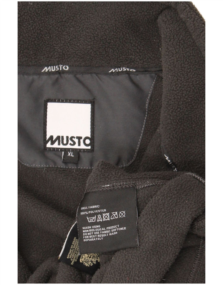 Giacca in pile da uomo Musto UK 42 XL Poliestere grigio