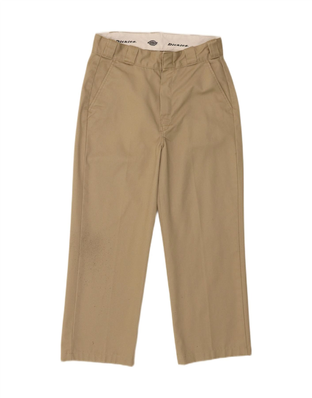 Pantaloni chino dritti da uomo Dickies W28 L25 poliestere marrone