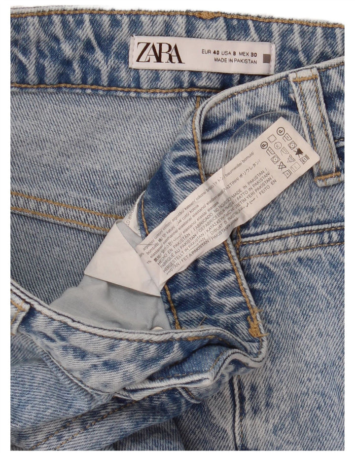 Jeans slim da donna Zara EU 40 medio W30 L27 cotone blu