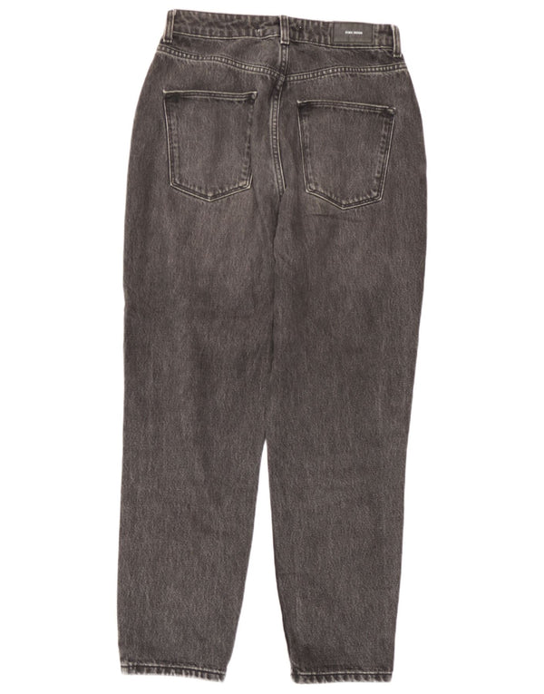 Jeans affusolati a vita alta da donna Zara EU 38 Small W28 L27 Grigio