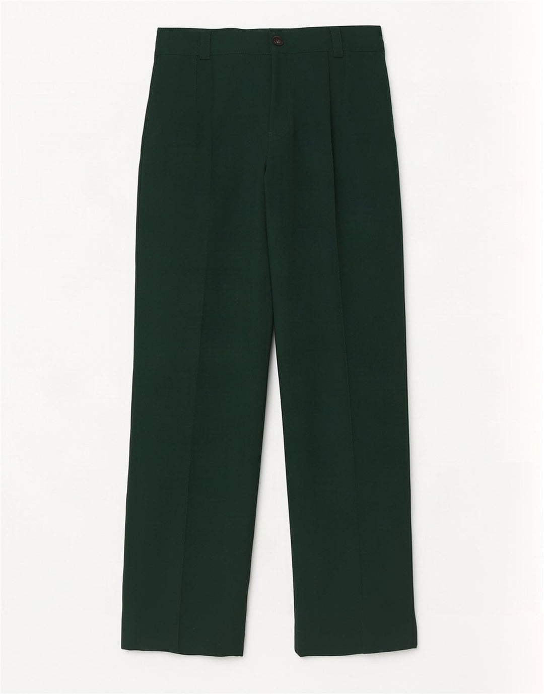 Pantaloni casual dritti da donna Zara medi W28 L32 poliestere verde