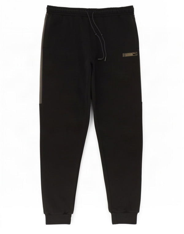 Pantaloni da tuta da uomo Puma Joggers Large Nero Colourblock Cotton