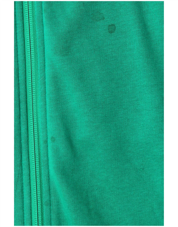 PUMA Mens Zip Hoodie Sweater Large Green Cotton