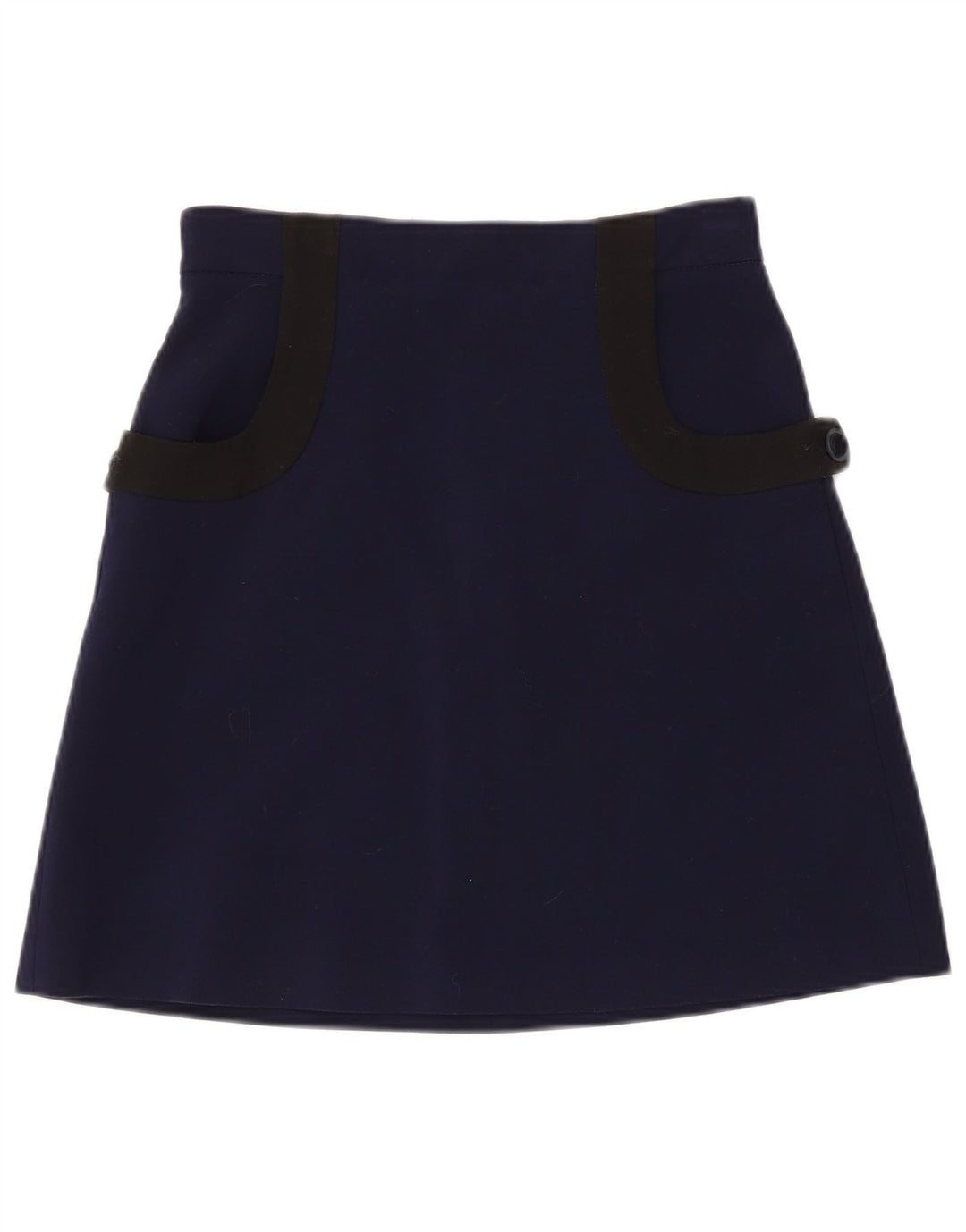 Gonna a trapezio da donna Max & Co. W26 piccola blu navy