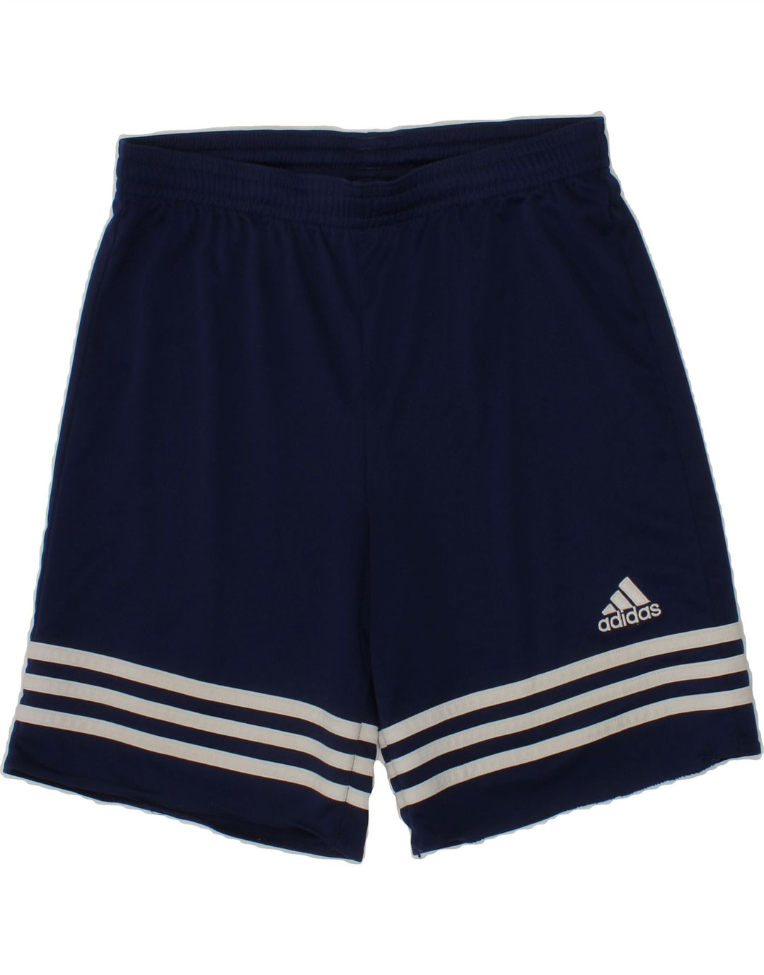 ADIDAS Boys Climalite Sport Shorts 11-12 Years Large  Navy Blue Polyester Vintage Adidas and Second-Hand Adidas from Messina Hembry 