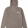 ELLESSE Womens Oversized Hoodie Jumper UK 8 Small  Grey Cotton