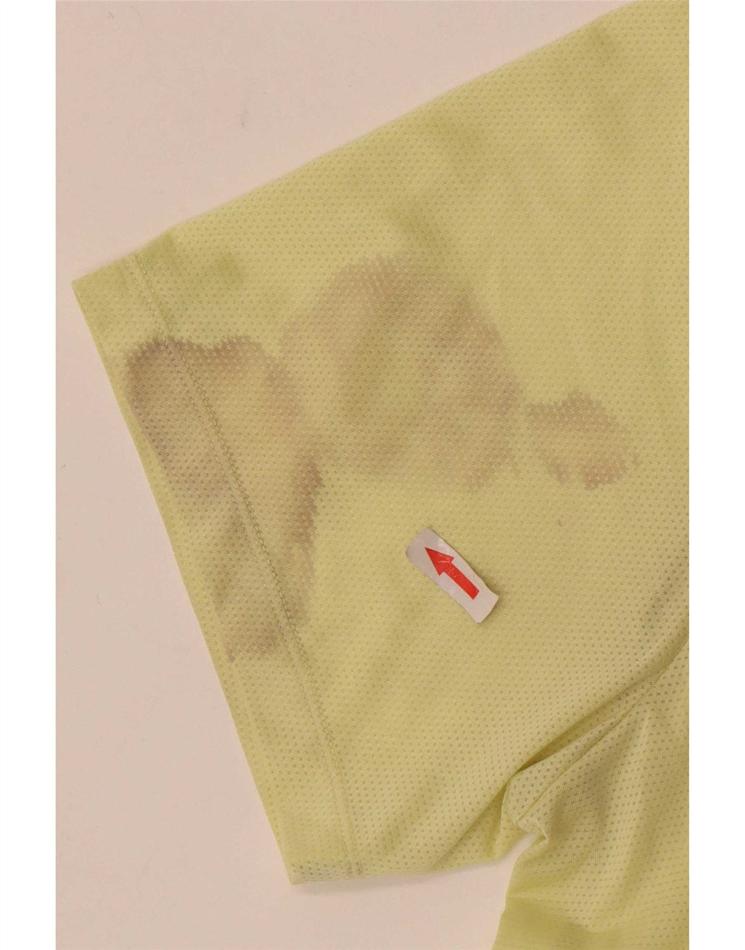 T-shirt grafica Nike Dri Fit da uomo, grande, in poliestere giallo
