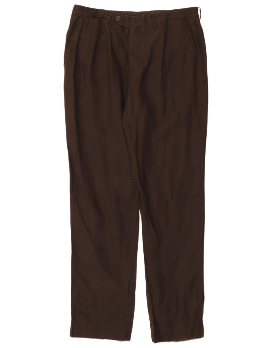 MASSIMO DUTTI Pantaloni chino dritti da donna EU 44 Large W34 L30 Marrone