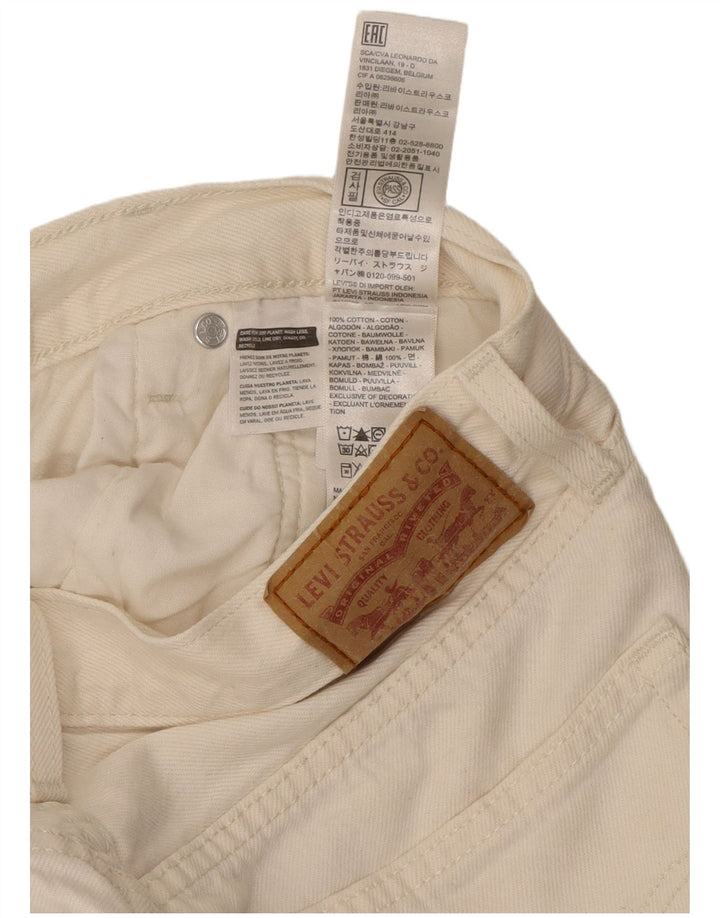 Jeans affusolati da donna Levi's W28 L26 cotone bianco