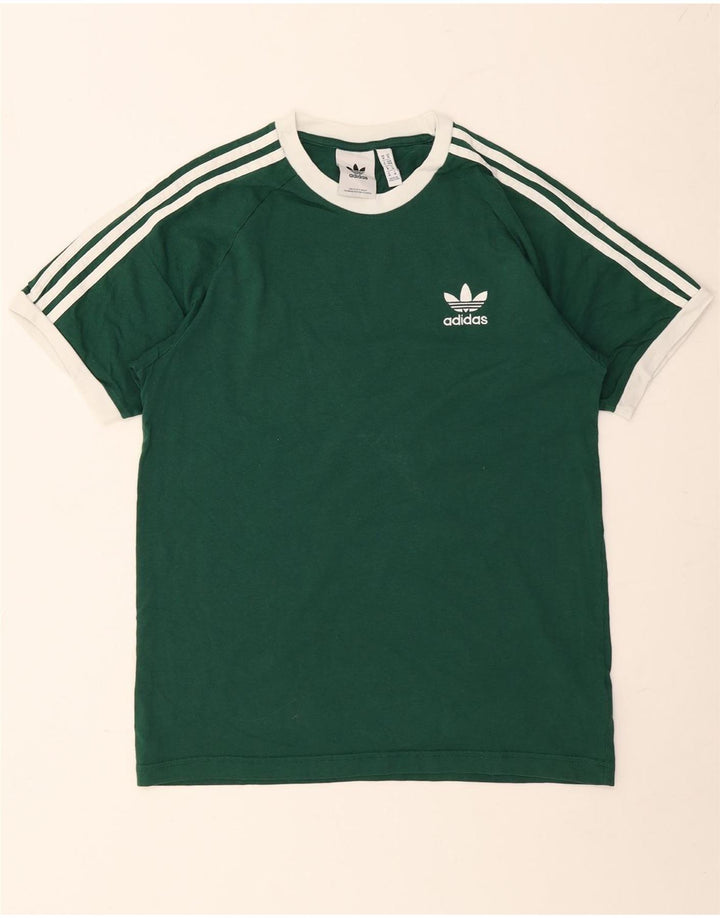 T-shirt da uomo ADIDAS Top verde medio in cotone