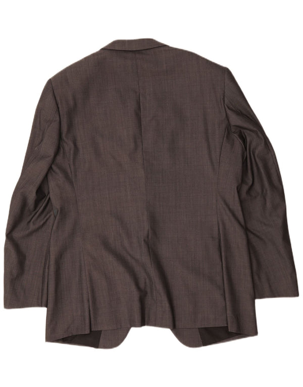 Giacca blazer da uomo Marks & Spencer Autograph a 1 bottone UK 42 Large in lana grigia