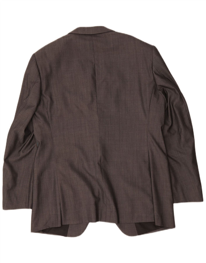 Giacca blazer da uomo Marks & Spencer Autograph a 1 bottone UK 42 Large in lana grigia