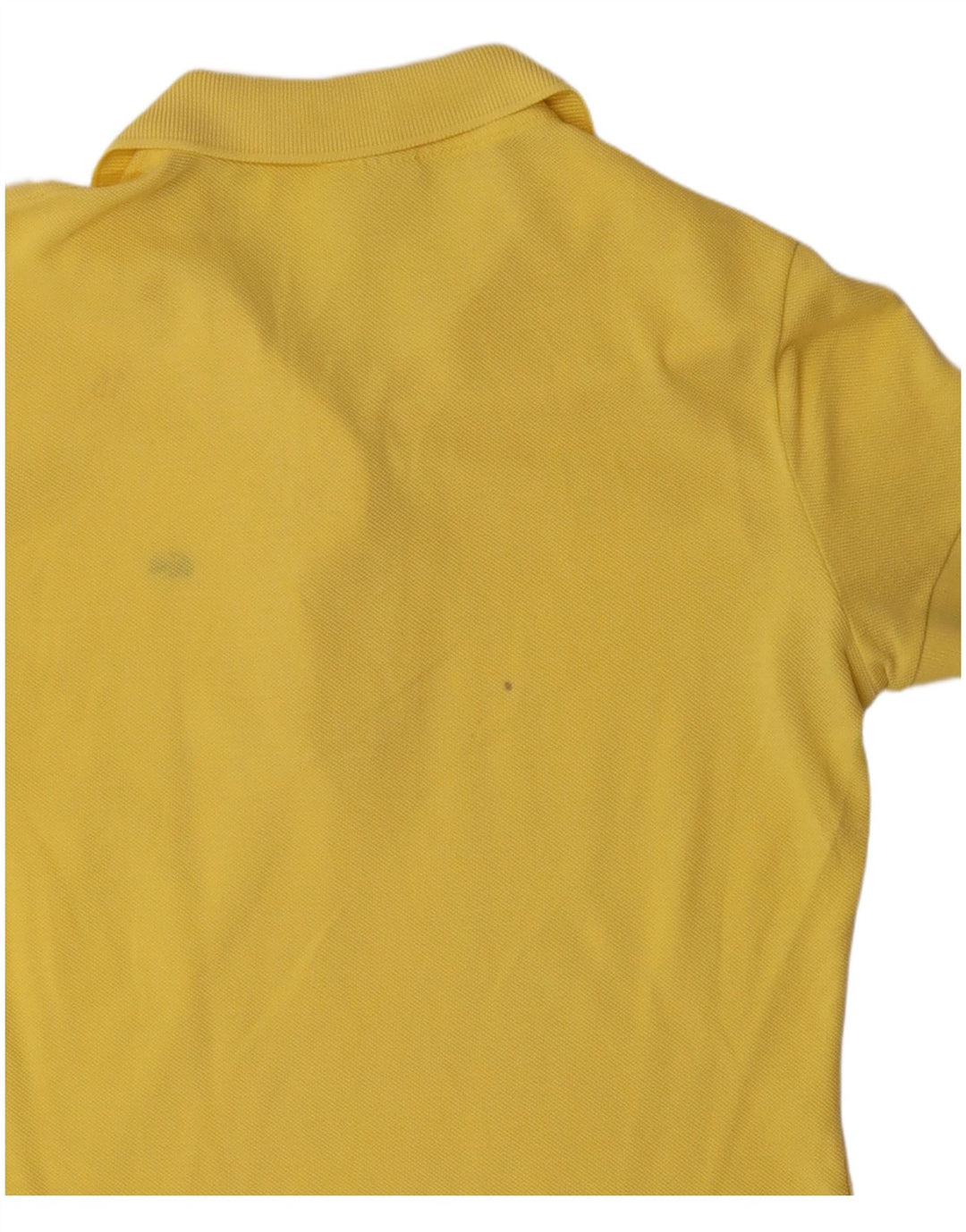 Polo da donna Lacoste taglia 38 cotone giallo medio