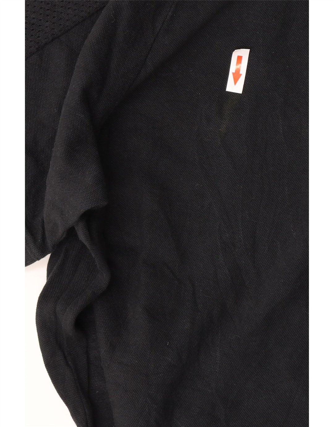 Polo Puma da uomo piccola in cotone nero