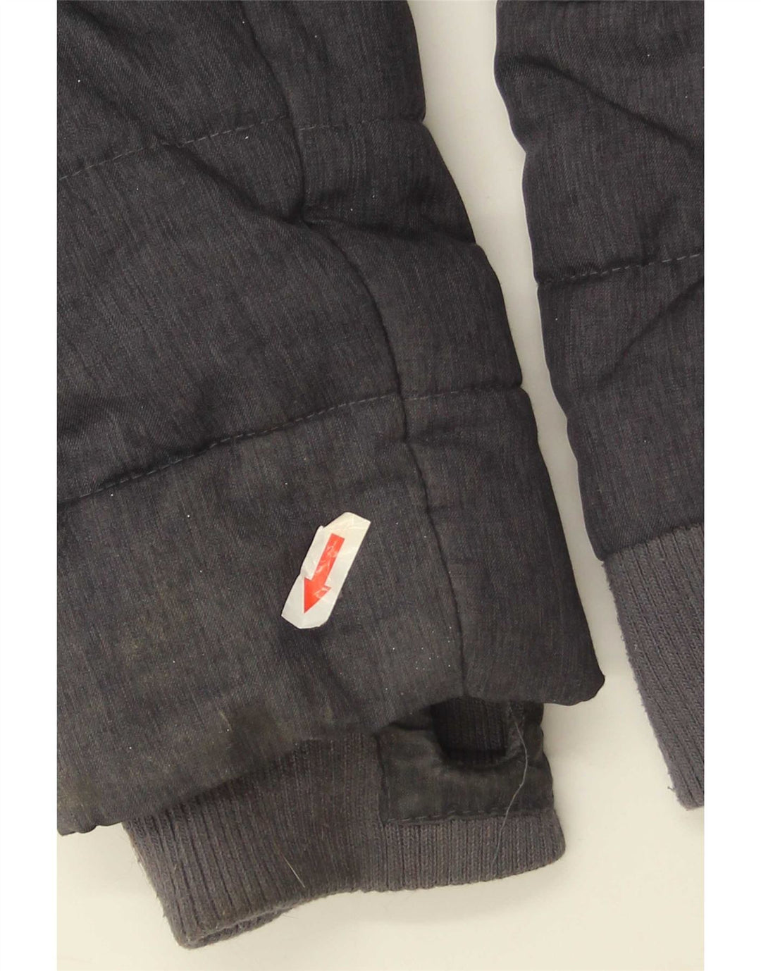Giacca imbottita con cappuccio da donna Superdry UK 12 medio blu navy poliestere