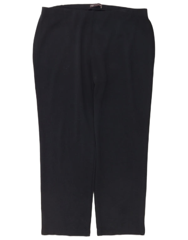 Pantaloni casual da donna Marks & Spencer UK 16 Large W36 L27 Blu navy