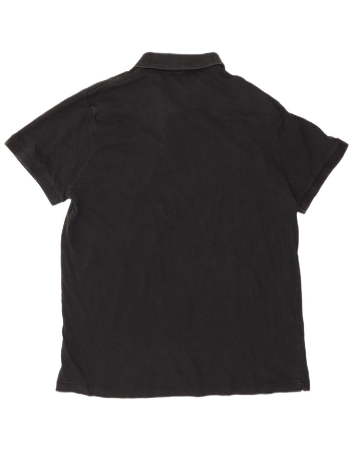 Polo da uomo French Connection XL in cotone nero