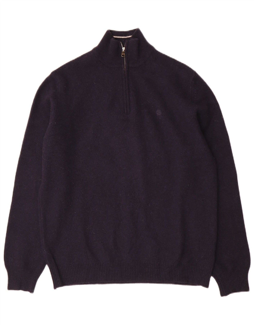 Marina Yachting Maglione da uomo con zip e collo grande blu navy