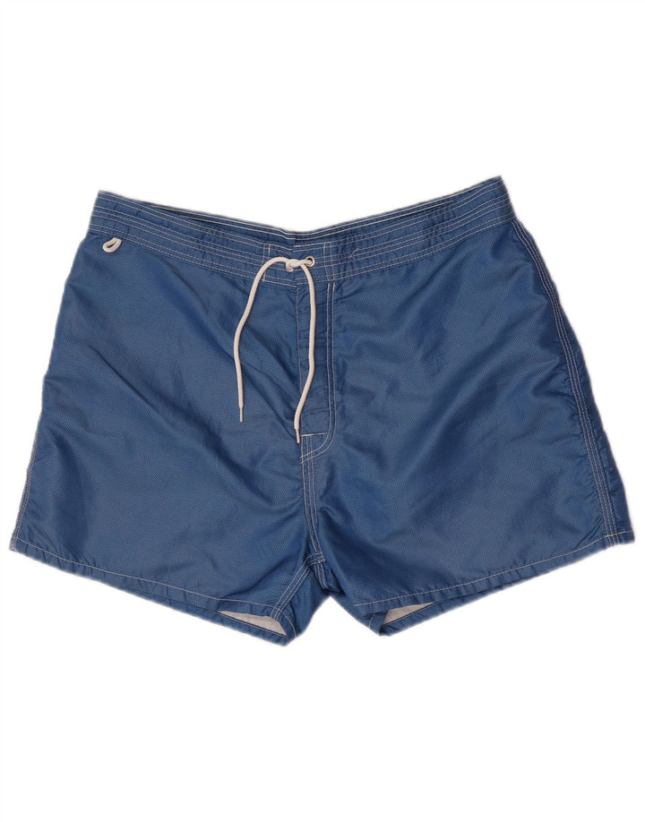 Pantaloncini da bagno da uomo Sundek grandi in nylon blu