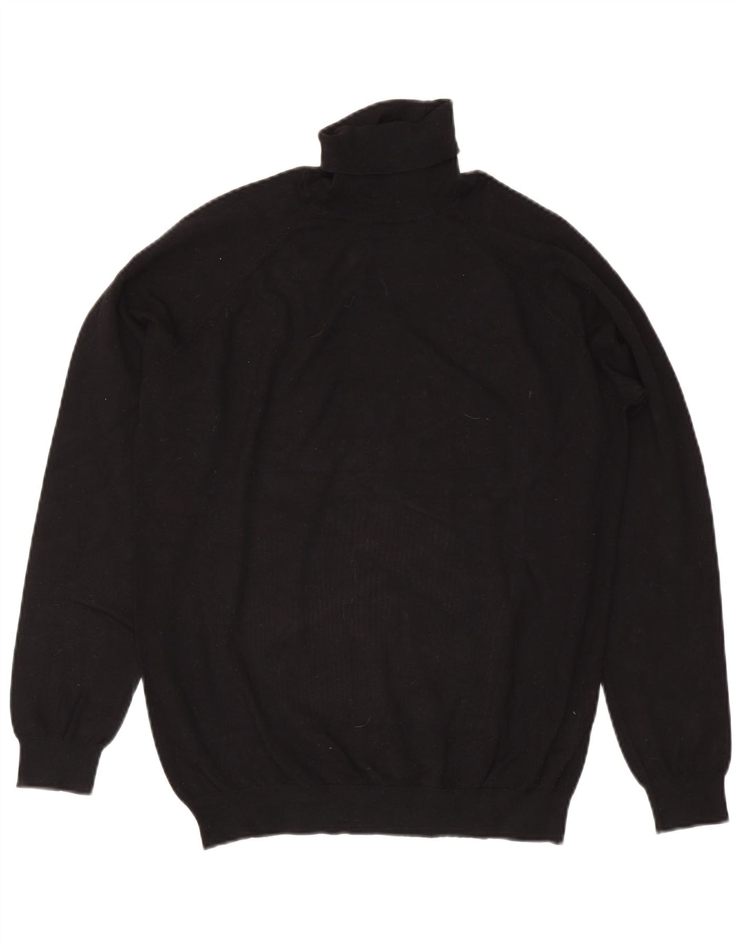 Maglione Zara da uomo con collo alto e maglione grande in viscosa nera