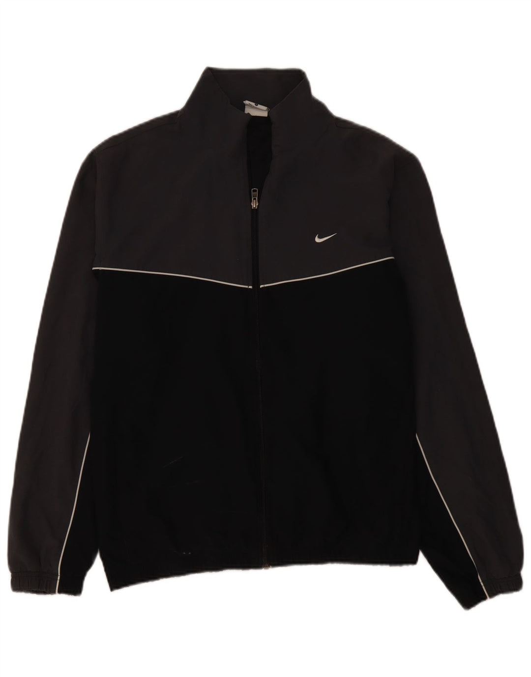 Giacca da tuta da uomo Nike Large in poliestere color block grigio