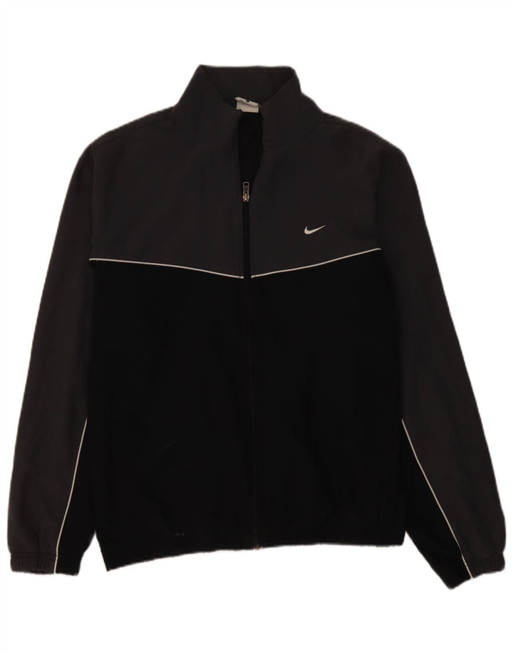 Giacca da tuta da uomo Nike Large in poliestere color block grigio