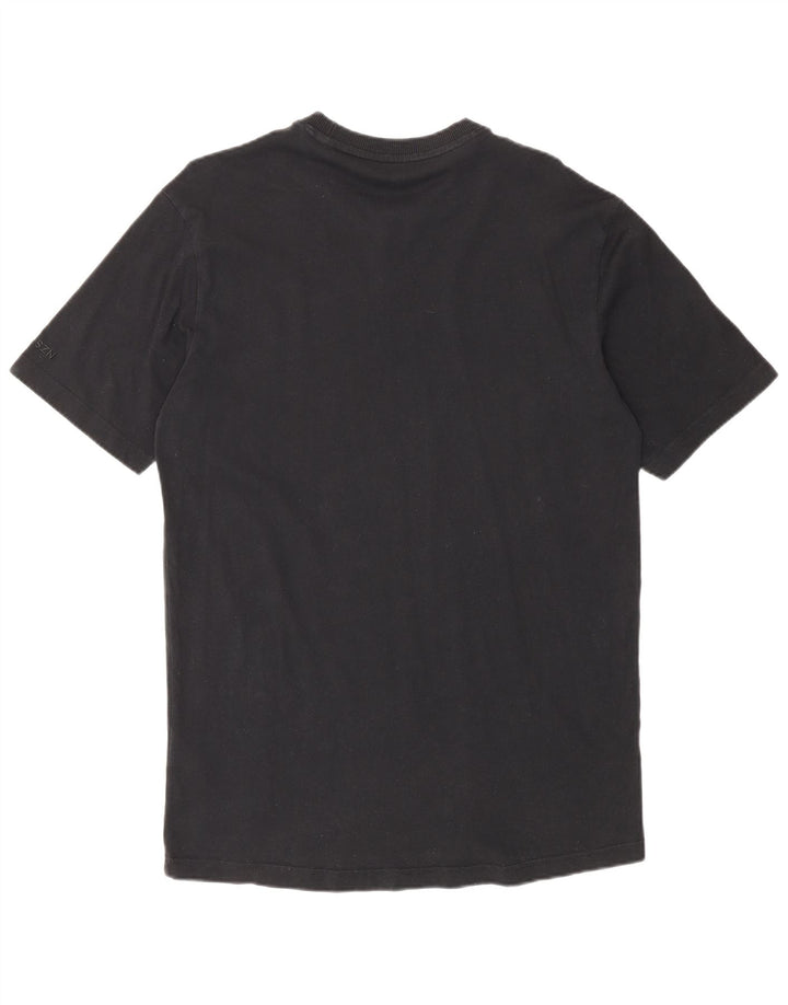 T-shirt Adidas da uomo Top Small in cotone nero