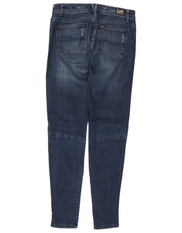 Jeans skinny effetto consumato Lee Licks da donna US 9 medio W30 L30 blu navy