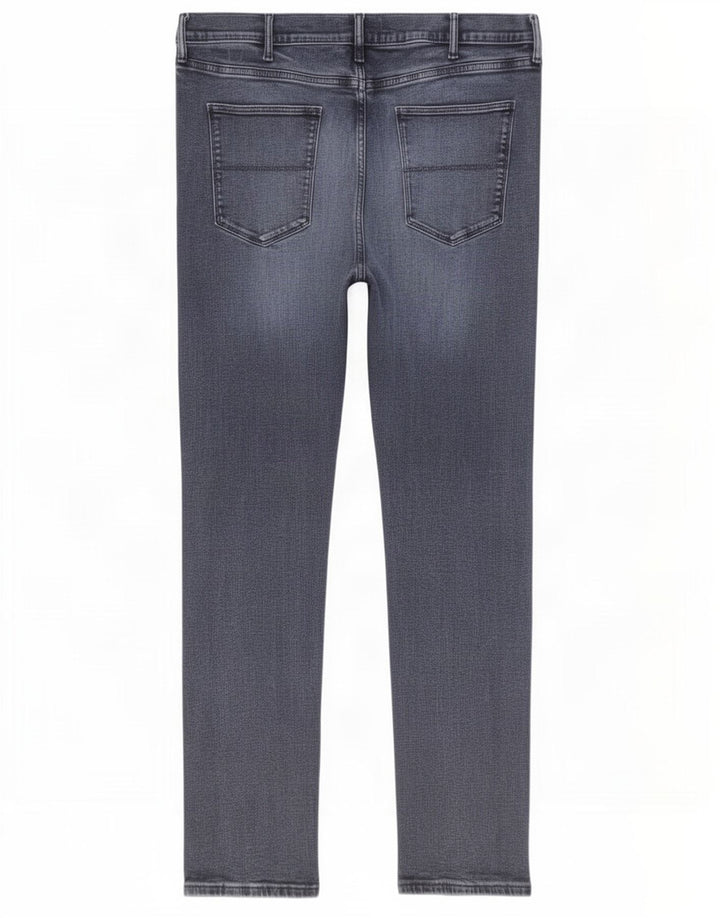 Jeans slim da uomo Marks & Spencer W40 L33 cotone blu navy