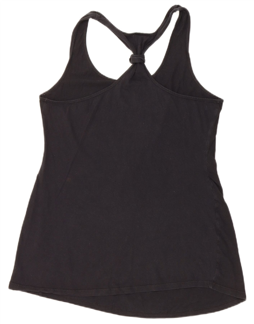 Canotta grafica da donna VINTAGE UK 12 cotone nero medio