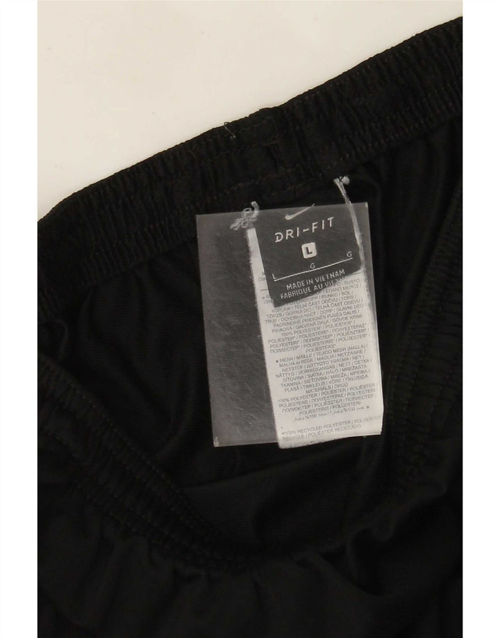Pantaloni da tuta Nike Dri Fit da uomo, grandi, in poliestere nero