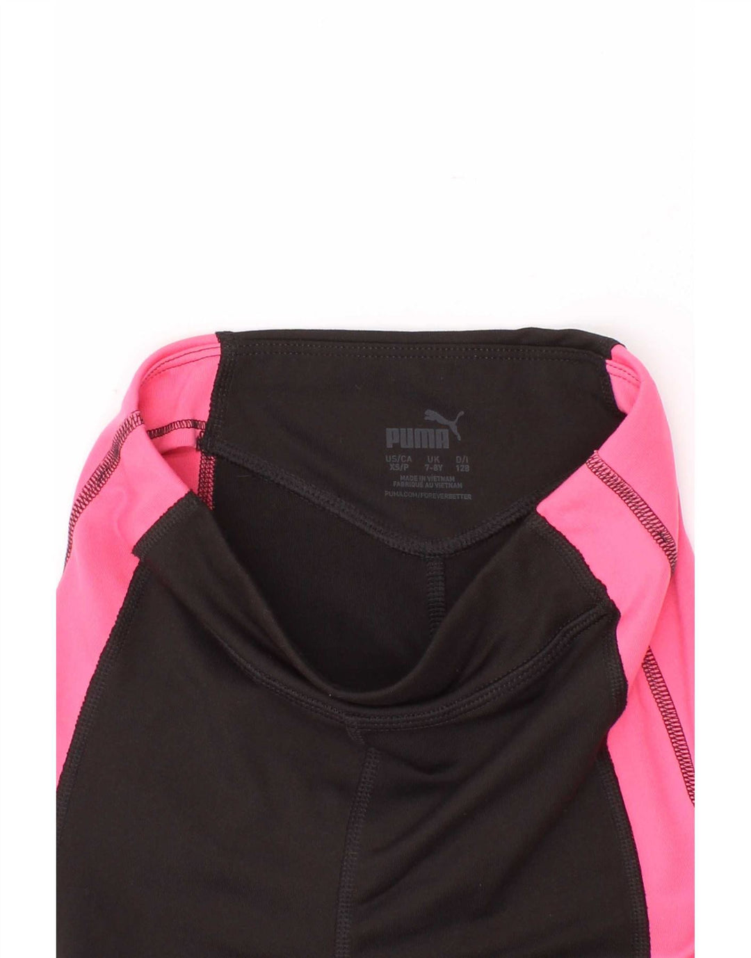Leggings Capri grafici per ragazze Puma 7-8 anni Poliestere color block nero